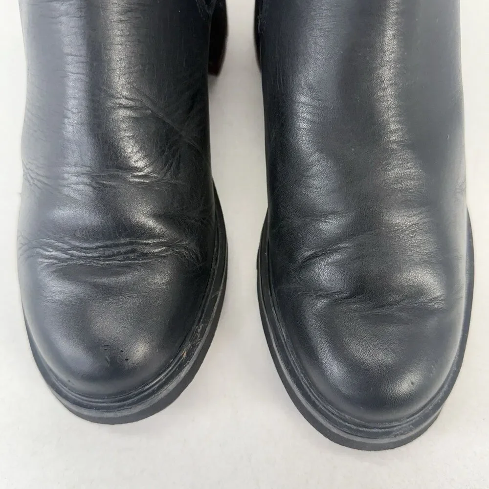 Timberland black leather